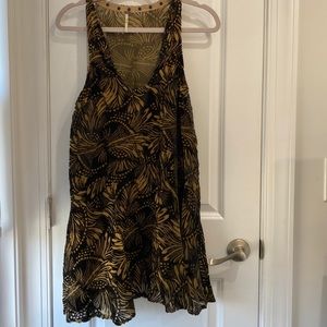 Free People Velvet Floral Dress